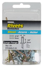 25pk Medlg Flange Rivet
