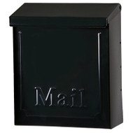Blk Stl Vert Mailbox