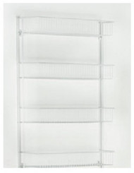 4shelf 18"wht Wall Rack