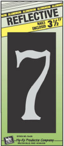 3-1/2" Refl Alu Num 7