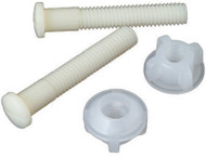 Wht Plas Toilet Bolt