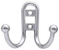 2.5" Chr Dbl Robe Hook