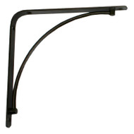 6"blk Stl Shelf Bracket