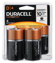 Dura 4pk D Alk Battery