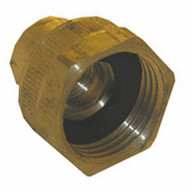 Brs 1/4" Tap Hose Cap