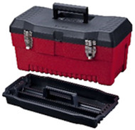 19" Blk/red Tool Box