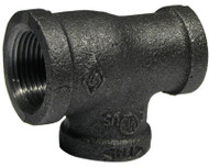 3/4x1/2x1/2 Dbl Blk Tee