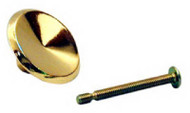 1-1/2" Rnd Brs Dr Knob
