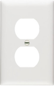 10pk Wht Dplx Wallplate