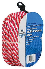 3/8"x50' Red Derby Rope