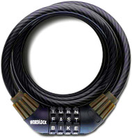 Blk 4dial 5' Bike Lock