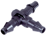 10pk 1/4" Barbed Tee