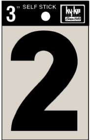 3" Blk Adhes Number 2
