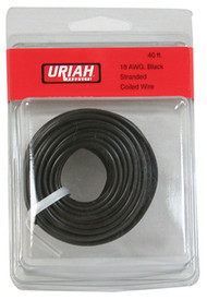 40" Blk 18awg Prim Wire
