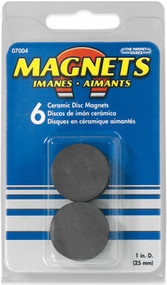 6pc Cera Disc Magnets
