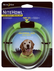 Grn Safety Dog Necklace