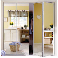 30x80-1/2 Wht Mirr Door
