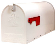 Wht Lg T2 Rural Mailbox