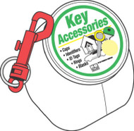 100pk Plas Key Clip