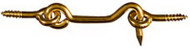2" Brs Hook & Eye