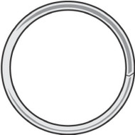 100pk7/8"split Key Ring