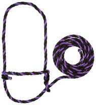 7' Cow Purp/blk Halter