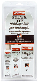 3pk Slv Tip Paint Brush