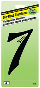 3-1/2" Blk Alu Number 7