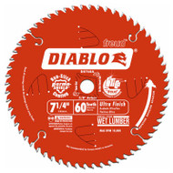 7-1/4"60t Finish Blade