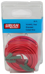 30" Red 16awg Prim Wire