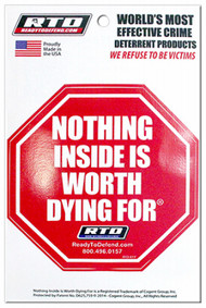 Red Nothing Insid Decal