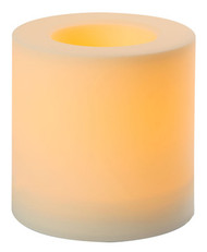 6x6 Wht In/out Candle