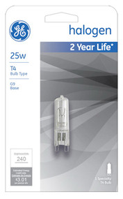 Ge 25w Qtz Halo Bulb