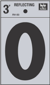 3" Refl Vinyl Letter O