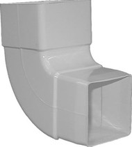 Wht 90 Deg Dnspt Elbow