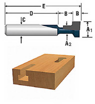 3/8" Keyhole Carb Bit