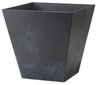 12" Blk Sq Ella Planter