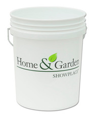 H&gs 5gal Wht Plas Pail