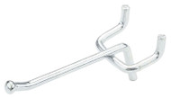 2" Zn Sgl Peg Hooks