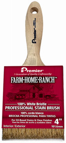 4" F&r Wht China Brush