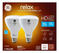 Ge 2pk10w Br30 Led Bulb