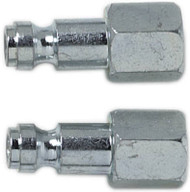 2pk 1/4"fem T Auto Plug