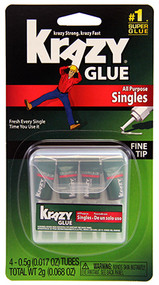 4pk Krazy Glue Singles