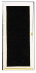 36"wht Decor Strom Door
