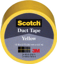 1.5x5yd Yel Duct Tape