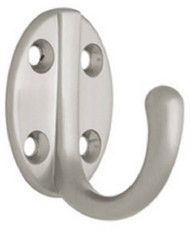 2" Ni Sgl Robe Hook