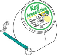 25pk Coiled Key Ring