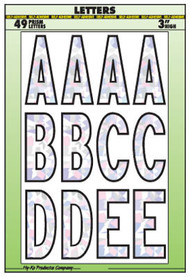 3" Slv Back Letter Set