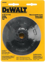 4-1/2" Rubb Back Pad