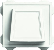Wht Hooded Dryer Vent